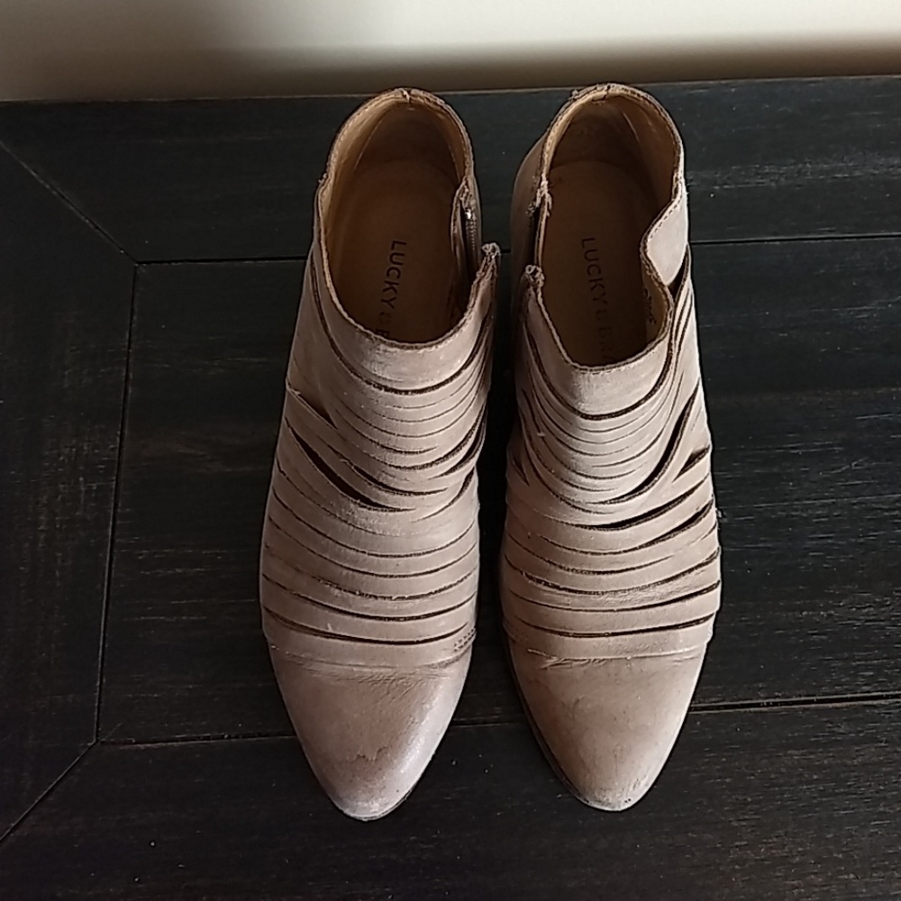 Lucky brand tan boots